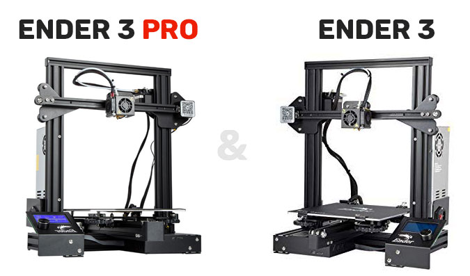 Ender 3 vs Ender 3 Pro