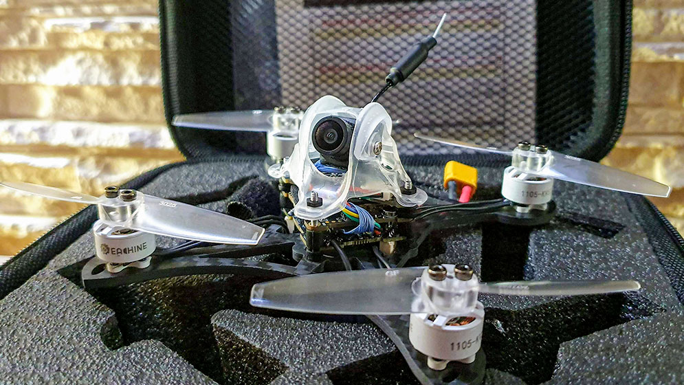 Recenzja Eachine Twig. 3 calowy toothpick z Caddx Baby Turtle HD